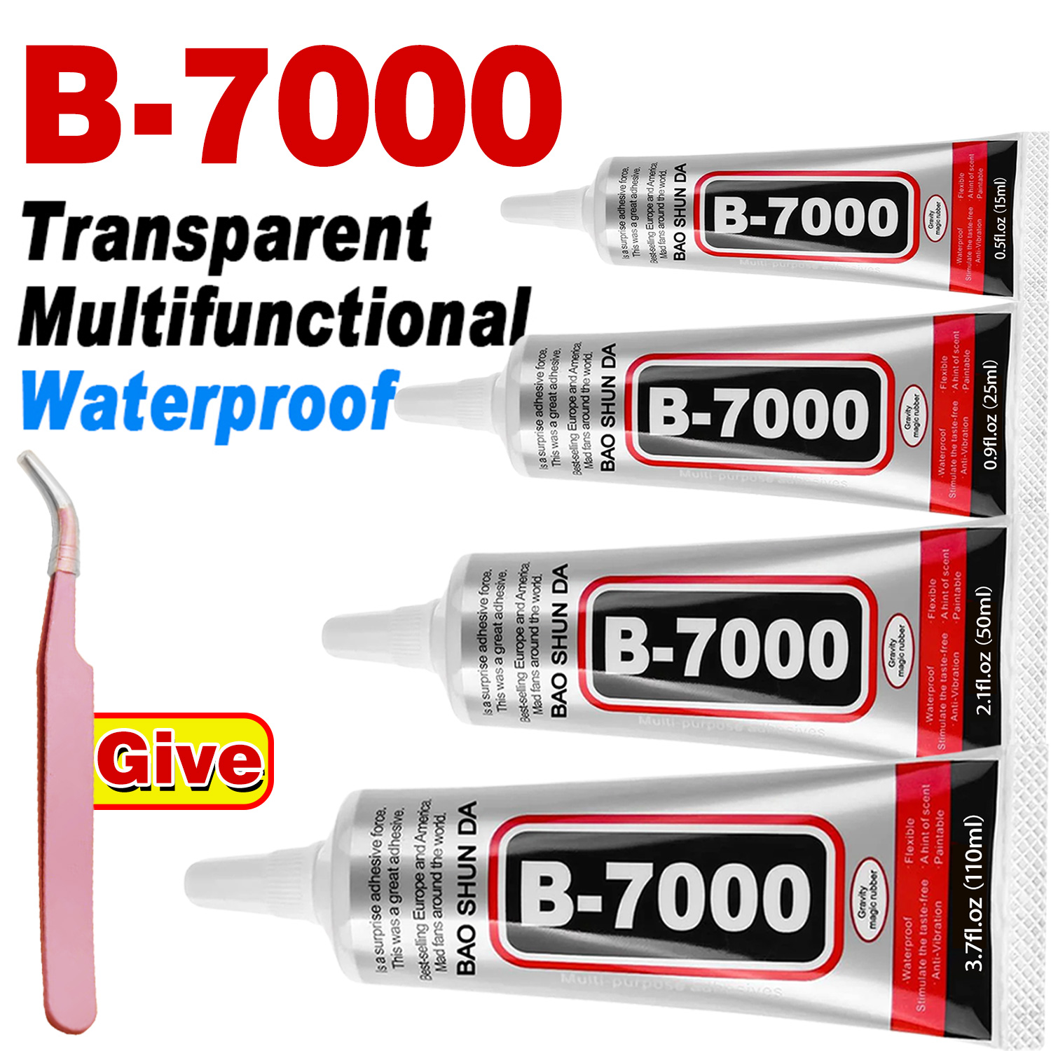 Contact Cement Glue - กาว B7000 ของแท้ กาวติดหน้าจอโทรศัพท์มือถือ B7000 ชนิดกันน้ำ