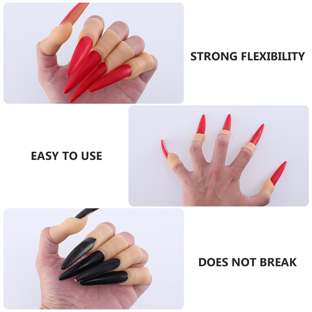 20 ชิ้น อุปกรณ์ตกแต่งเล็บฮาโลว - Easy Cosplay Prop บทวิจารณ์และราคา