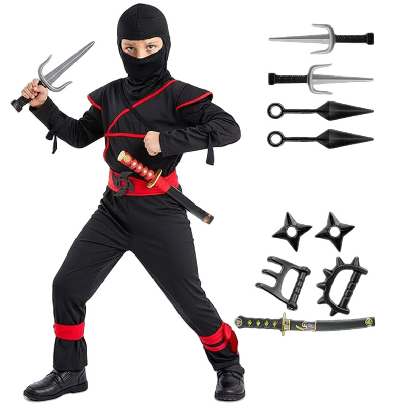 ชุดซามูไรญี่ปุ่นสำหรับเด็ก ชุด - Cosplay Prop Dagger บทวิจารณ์และราคา